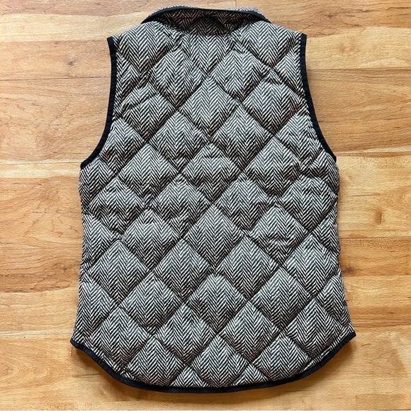 J CREW Printed Quilted Puffer Vest XS - Picture 7 of 8